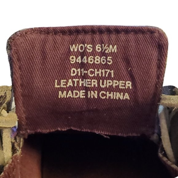 Sperry Top Sider Bahama Marble Cheetah Metallic Canvas Deck Boat Shoes Sz 6.5 - Picture 8 of 9